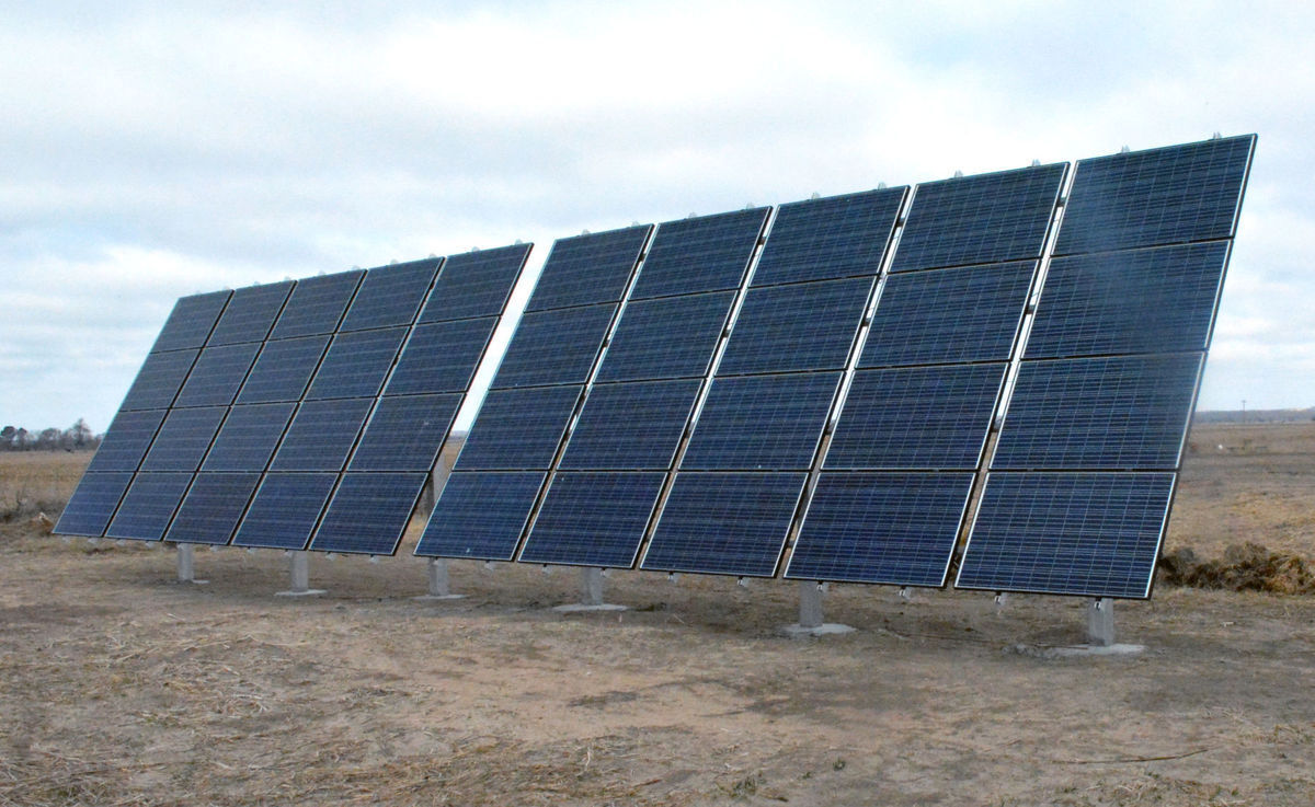 Erstwhile Farm solar panels